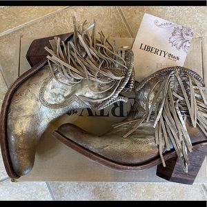 Liberty Black Brand Fringed Boots